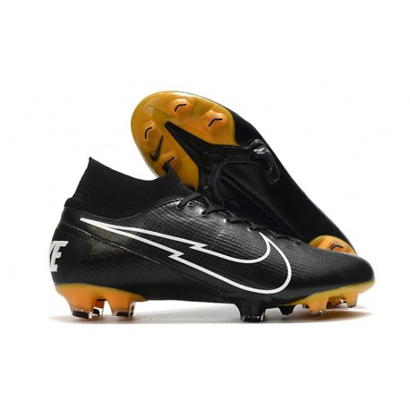 Nike Mercurial Superfly 7 Elite DF FG Negro Blanco
