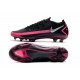 Zapatos Fútbol Nike Phantom GT Elite FG -Negro Plateado Explosión Rosa