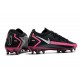 Zapatos Fútbol Nike Phantom GT Elite FG -Negro Plateado Explosión Rosa