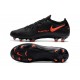 Zapatos de Fútbol Nike Phantom GT Elite FG - Negro Rojo Chile Gris