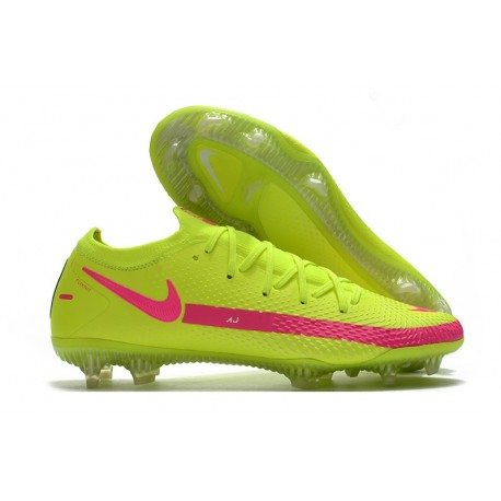 Zapatos de Fútbol Nike Phantom GT Elite FG - Verde Rosa