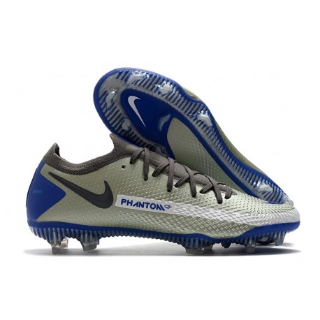Zapatos de Fútbol Nike Phantom GT Elite FG - Gris Azul Negro
