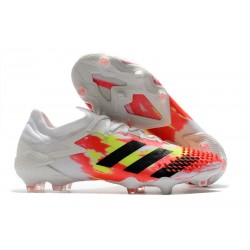 adidas Botas Predator Mutator 20.1 Low FG Blanco Negro Pop