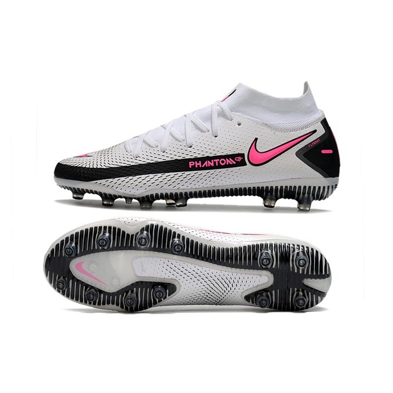 Nike Phantom GT Elite Dynamic Fit AG-PRO Blanco Rosa Negro