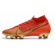 Ronaldo Nike Mercurial Superfly VII Elite DF FG CR100 Rojo Oro