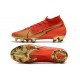 Ronaldo Nike Mercurial Superfly VII Elite DF FG CR100 Rojo Oro