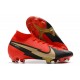 Bota Nike Mercurial Superfly VII Elite DF FG Rojo Negro Oro