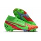 Bota Nike Mercurial Superfly VII Elite DF FG Verde Rojo