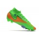 Bota Nike Mercurial Superfly VII Elite DF FG Verde Rojo
