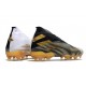 Adidas Botas de Fútbol Nemeziz 19+ FG - Blanco Dorado Metalizado Negro