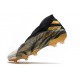 Adidas Botas de Fútbol Nemeziz 19+ FG - Blanco Dorado Metalizado Negro