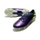 Bota de fútbol adidas Nemeziz 19.1 FG - Violeta Verde