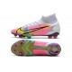 Nike Botas Mercurial Superfly VIII Elite FG Blanco Platino Rosa