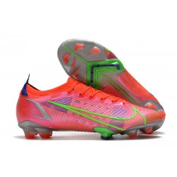 Zapatillas Nike Mercurial Vapor XIV Elite FG Carmesi Plateado Metalizado