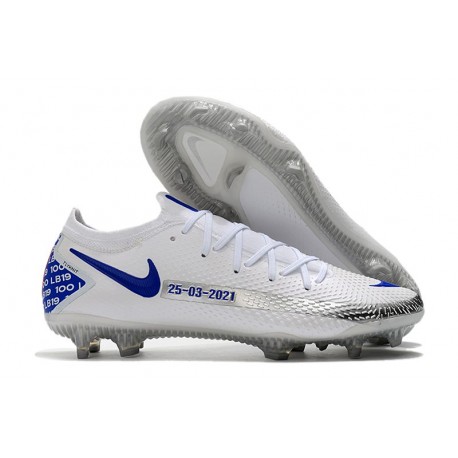Nike Zapatillas Phantom GT Elite FG Blanco Azul