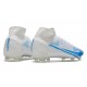 Zapatos Nike Mercurial Superfly 8 Elite FG Blanco Azul