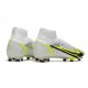 Zapatos Nike Mercurial Superfly 8 Elite FG Blanco Negro Metálico Plateado