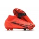 Nike Botas Mercurial Superfly VIII Elite FG Rojo Negro