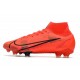 Nike Botas Mercurial Superfly VIII Elite FG Rojo Negro