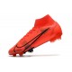 Nike Botas Mercurial Superfly VIII Elite FG Rojo Negro