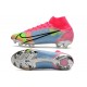 Zapatos Nike Mercurial Superfly 8 Elite FG Rosa Azul Verde
