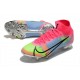 Zapatos Nike Mercurial Superfly 8 Elite FG Rosa Azul Verde