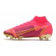 Nike Botas Mercurial Superfly VIII Elite FG Rojo Negro Oro