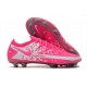 Bota de Futbol Nike Phantom GT Elite FG Rosa Blanco