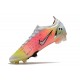 Zapatillas Nike Mercurial Vapor XIV Elite FG Blanco Negro Metálico Plateado