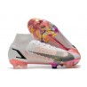 Zapatos Nike Mercurial Superfly 8 Elite FG Blanco Negro Carmesí