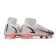 Zapatos Nike Mercurial Superfly 8 Elite FG Blanco Negro Carmesí