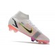 Zapatos Nike Mercurial Superfly 8 Elite FG Blanco Negro Carmesí