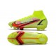 Zapatos Nike Mercurial Superfly 8 Elite FG Volt Carmesí Negro