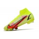 Zapatos Nike Mercurial Superfly 8 Elite FG Volt Carmesí Negro