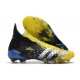 adidas PREDATOR FREAK + FG Amarillo Fluor Plateado Metálico Negro