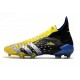 adidas PREDATOR FREAK + FG Amarillo Fluor Plateado Metálico Negro