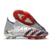 adidas Zapatillas Predator Freak.1 FG Plateado Metálico Negro Escarlata
