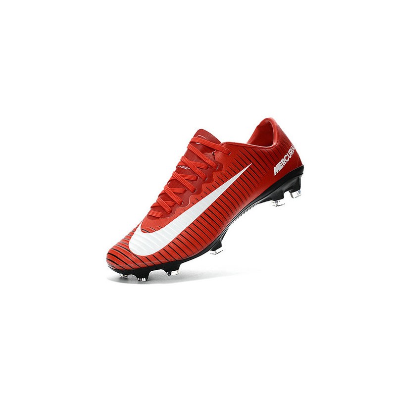 NIKE MERCURIAL VAPOR XI FG - Botas de Fútbol Con Tacos -Rojo