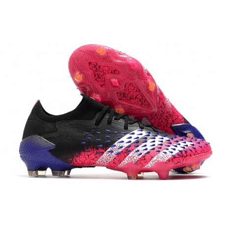 Botas adidas Predator Freak.1 Low FG Negro Blanco Rosa