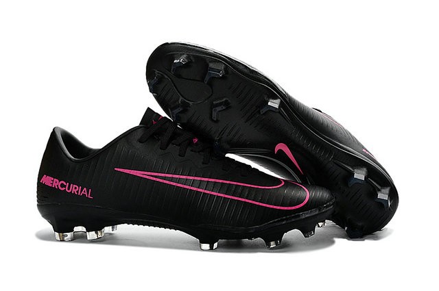 NIKE MERCURIAL VAPOR XI FG - Botas de Fútbol Con Tacos -Negro Rosa