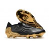 adidas Botas de fútbol Copa Sense+ FG Negro Blanco Dorado Metallic