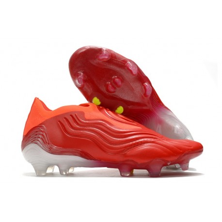 adidas Botas de fútbol Copa Sense+ FG Rojo Blanco Rojo Solar
