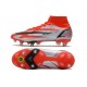 Nike Mercurial Superfly VIII Elite SG PRO Anti Clog Chile Rojo Negro Blanco Naranja