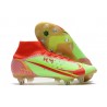 Nike Mercurial Superfly VIII Elite SG PRO Anti Clog Rojo Verde