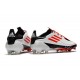 ADIDAS F50 GHOSTED ADIZERO HT FG Blanco Rojo Negro