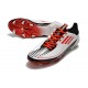 ADIDAS F50 GHOSTED ADIZERO HT FG Blanco Rojo Negro