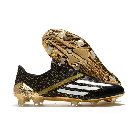 ADIDAS F50 GHOSTED ADIZERO HT FG Negro Oro Blanco