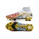 Zapatos Nike Mercurial Superfly 8 Elite FG CR7 Blanco Oro Rojo Azul