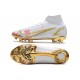 Zapatos Nike Mercurial Superfly 8 Elite FG Blanco Rosa Oro