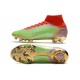 Zapatos Nike Mercurial Superfly 8 Elite FG Verde Rojo Oro